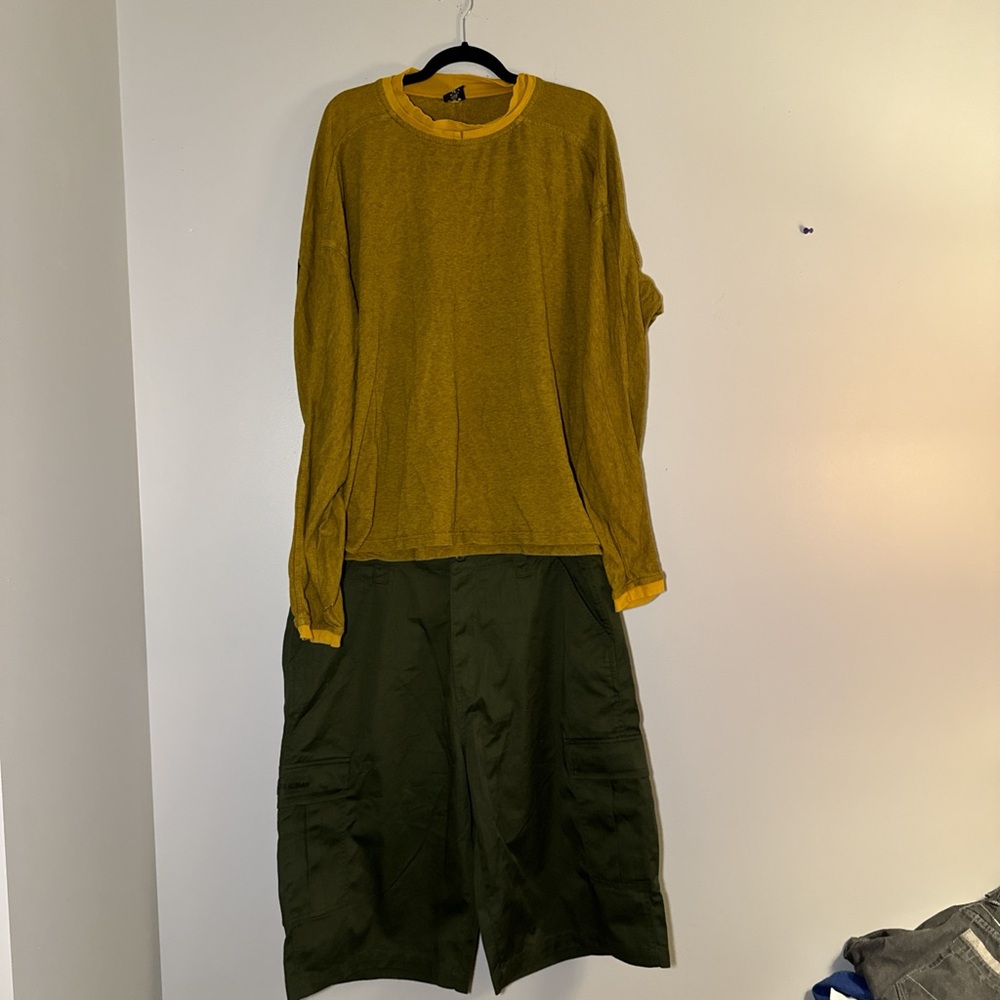 vintage shirt and shorts outfit bundle